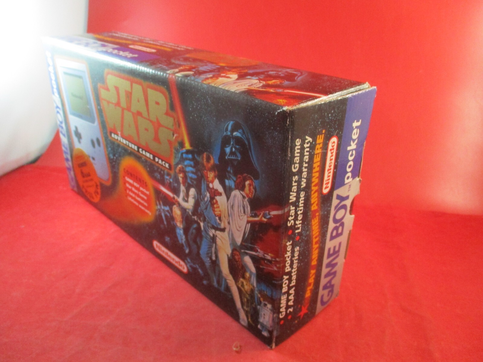 Nintendo Game Boy Pocket Console System Star Wars Adventure Game Pack Bundle Box