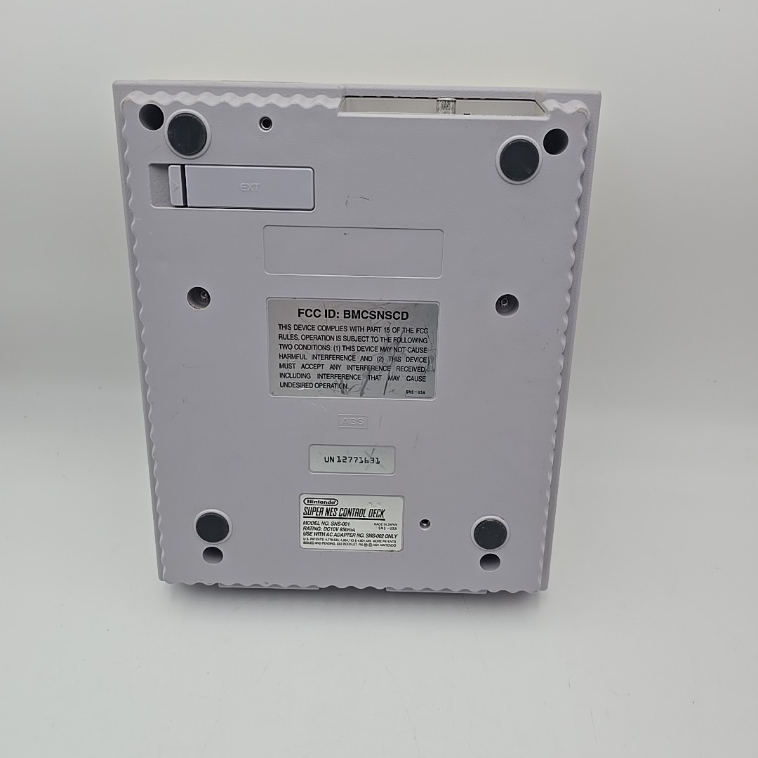 Super Nintendo System SNES Console Tested New Cables And Controllers