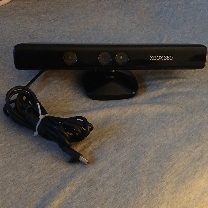Microsoft Xbox 360 Kinect Motion Sensor/Camera 1414 Black Wired