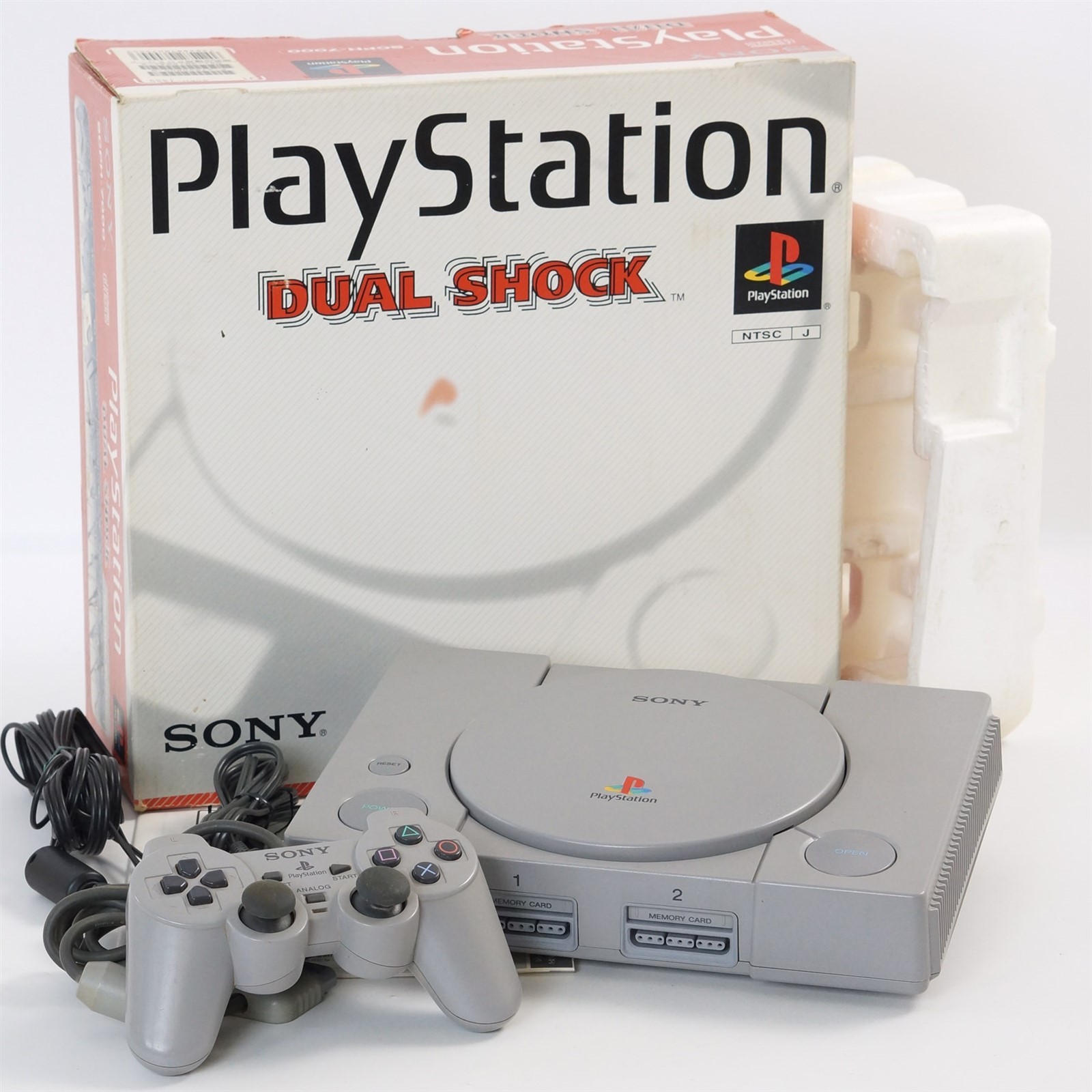 PS1 Playstation Console SCPH-7000 Dual Shock Boxed Tested System A3610241 NTSC-J