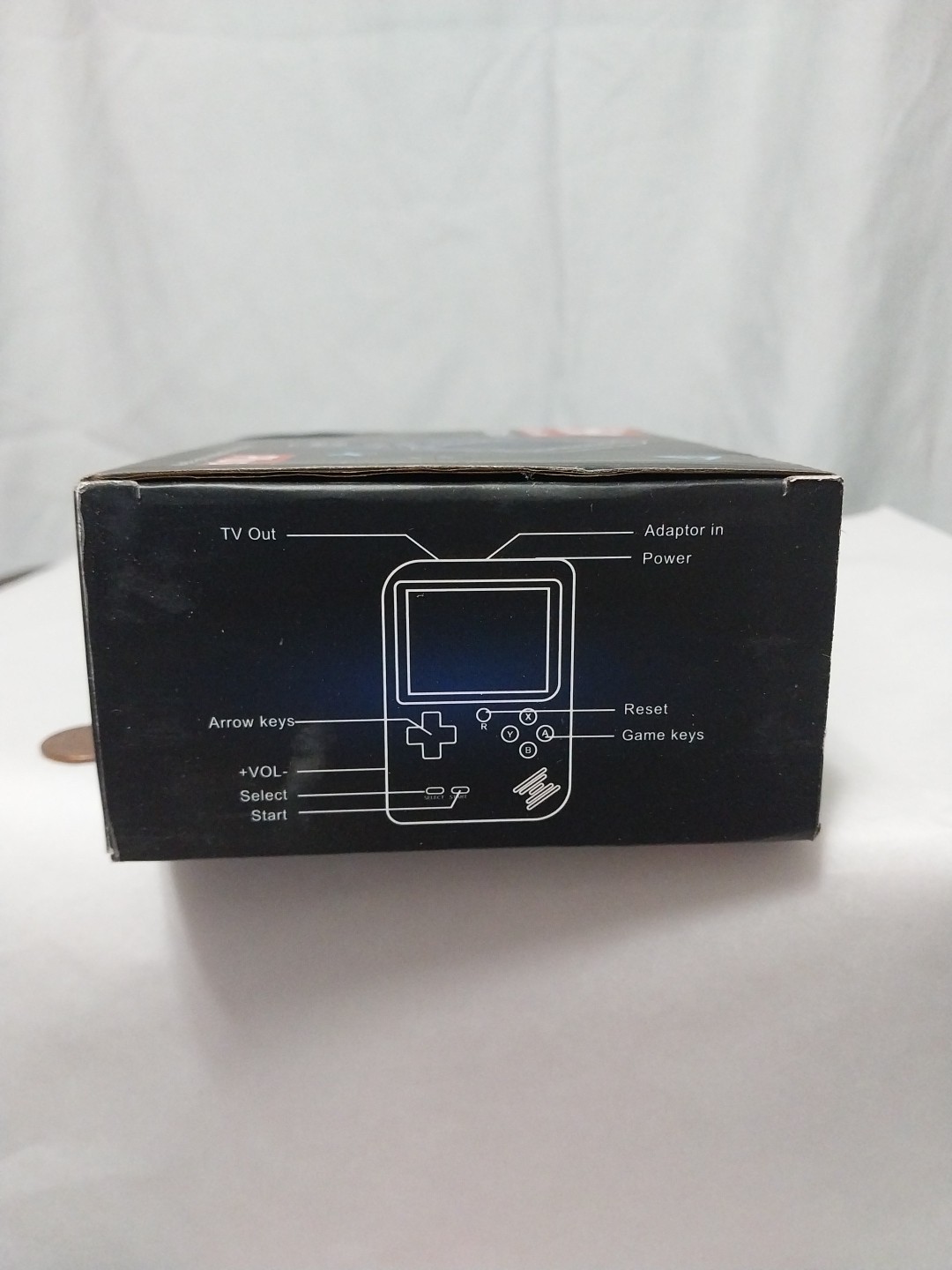 1 handheld Digital Game System 500 Pre Loaded Games Can Hook Up To TV White