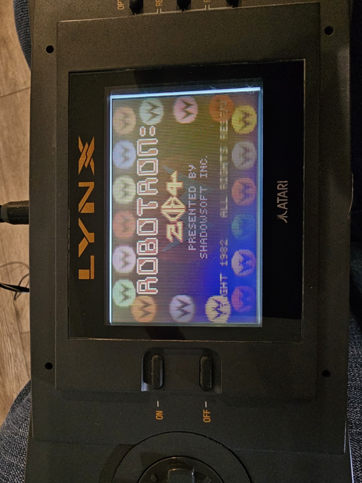 Atari Lynx System Original + 9 GAMES & MATCHING SERIAL NUMBERS BOX! WORKING