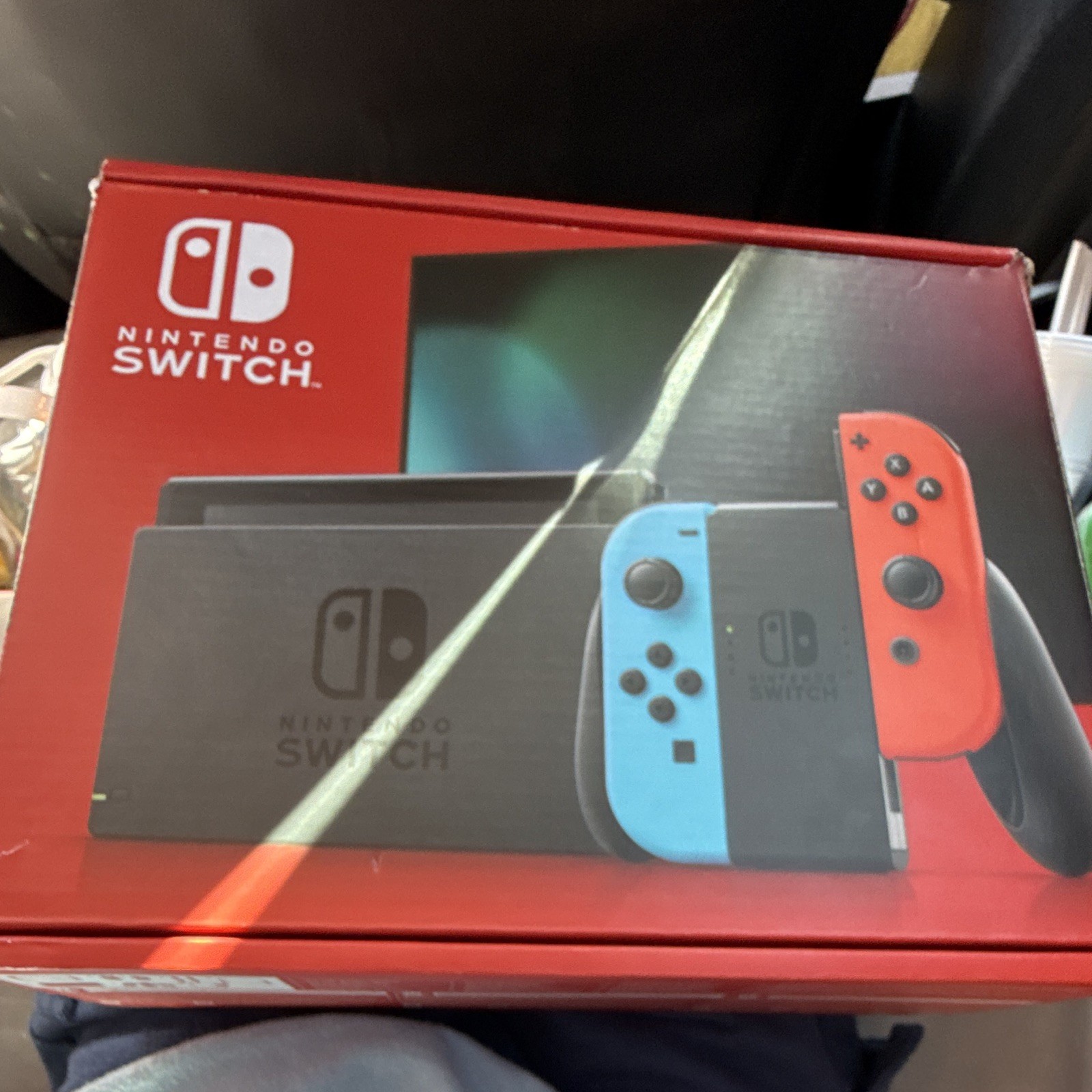 Nintendo Switch Console Neon Red/Blue Joy-Con with Dock, HDMI USB-C