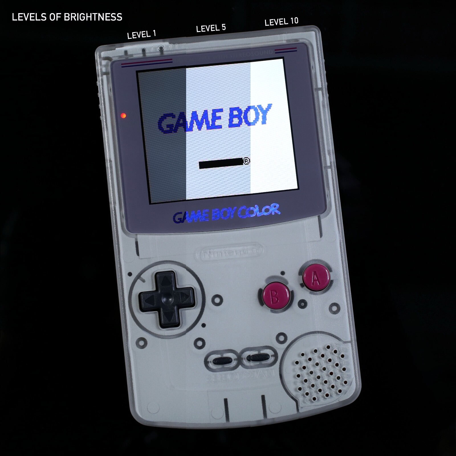 Custom Backlit Gameboy Color – DMG Gray Edition – IPS LCD – Nintendo