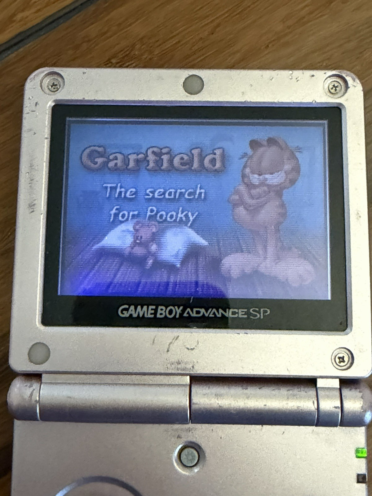 Authentic Nintendo Game Boy Advance SP GBA SP – Pearl Pink-AGS-001 Charger Game