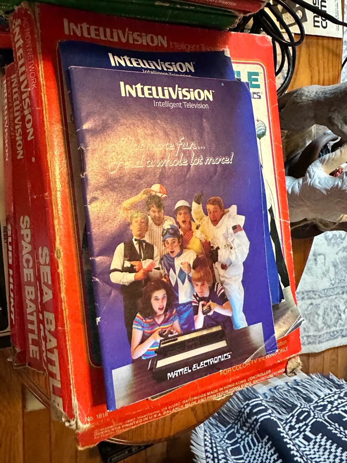 Intellivision Video Game console Tested Working Vintage Game Bundle & 14 Games