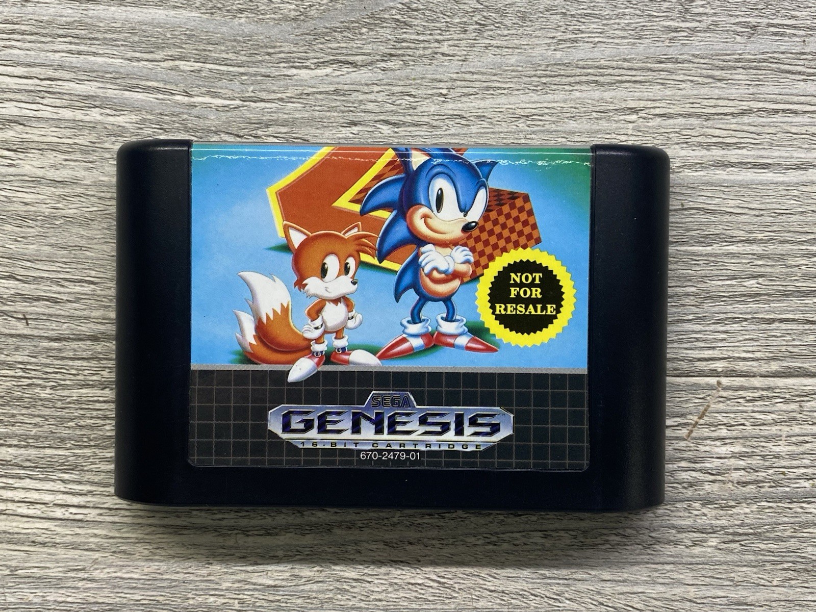 Sega Genesis 3 MK-1461 Console Bundle – w/Controller Cords + Sonic 2! Very Nice!