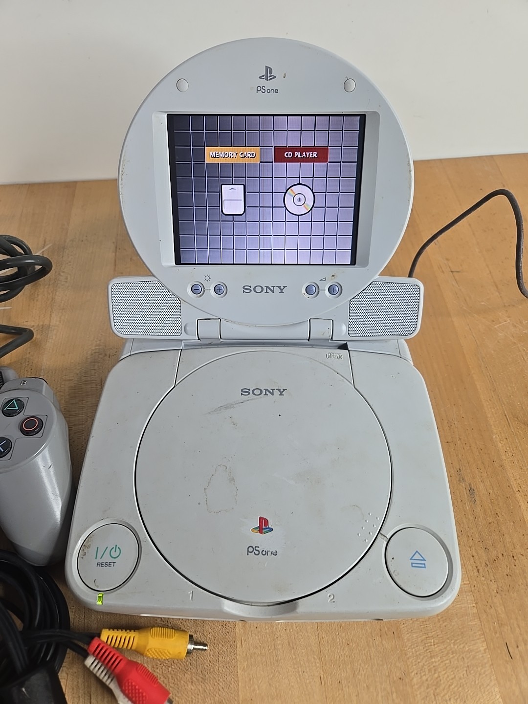 Sony PlayStation PS One Console With LCD Monitor TESTED READ!!!