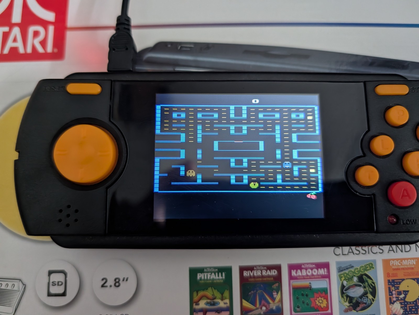 Atari Flashback Portable Black Handheld Console 70 Built in Games New Open Box