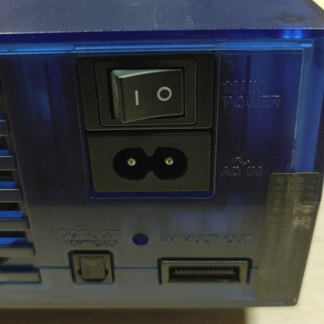 PS2 Aqua Blue Console SCPH-37000 Playstation2 Console Only NTSC-J Tested Used