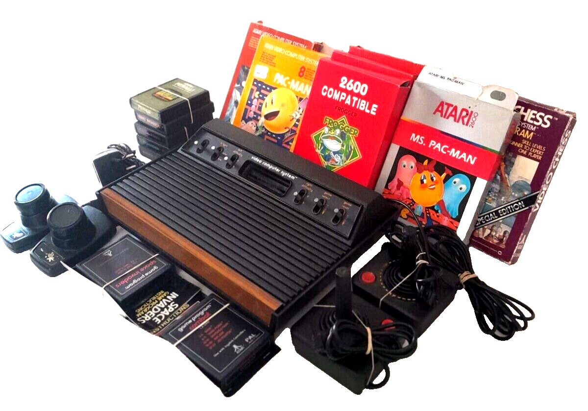 VINTAGE ATARI COMPUTER VIDEO SYSTEM MODEL CX-2600U