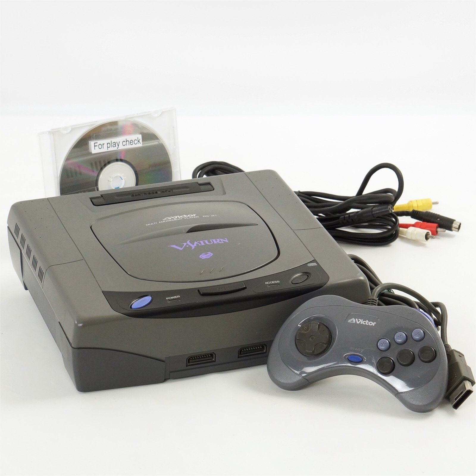 VICTOR V SATURN Console RG-JX1 Tested System JAPAN -NTSC-J CD- 16049677