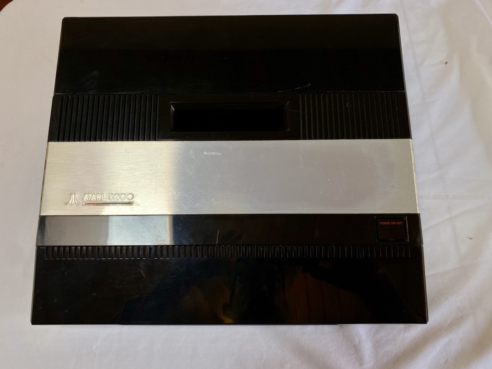 Atari 5200 4 Port Console with 8 Games