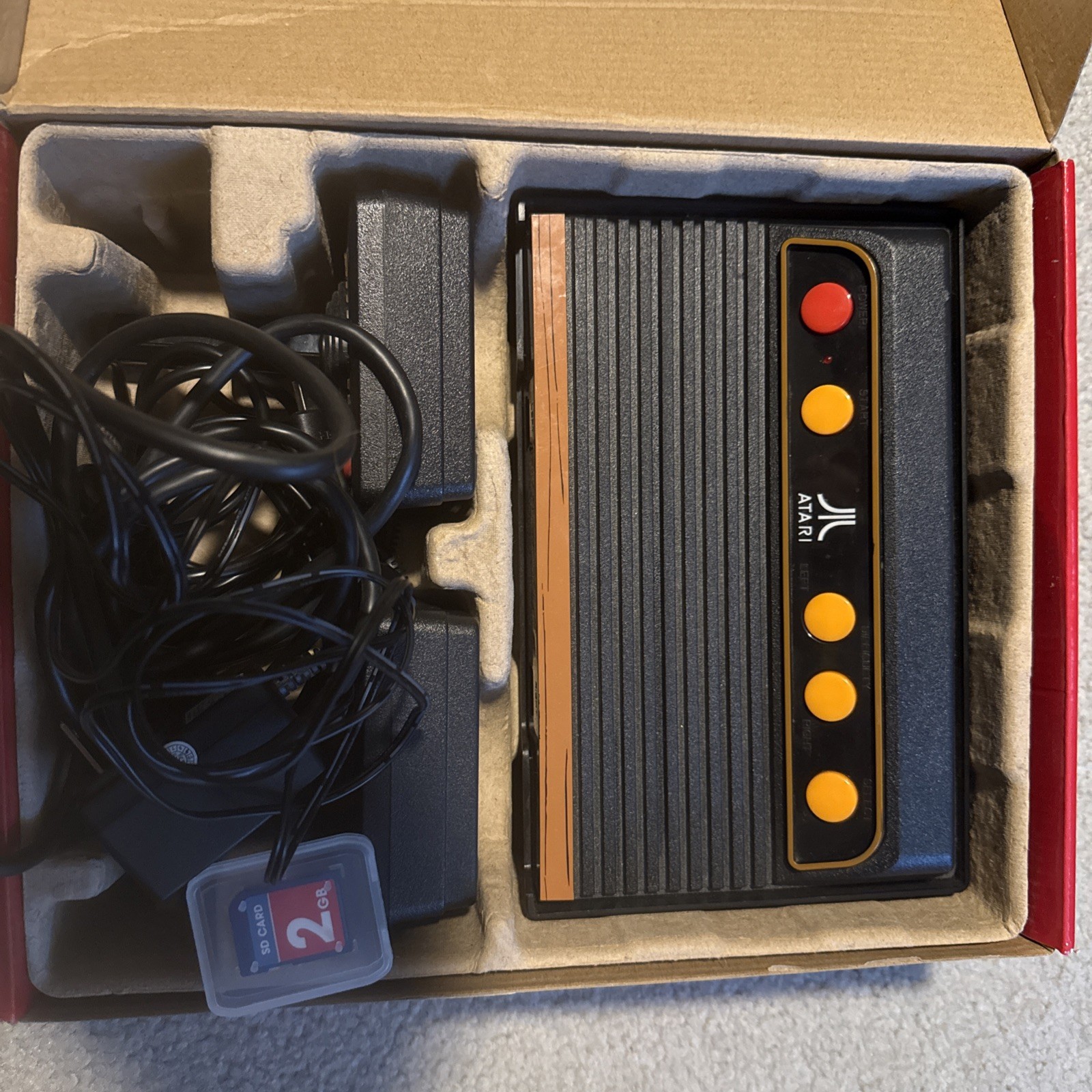 Atari Flashback Deluxe 9 Black Console with 110 Built-In Games Complete in Box