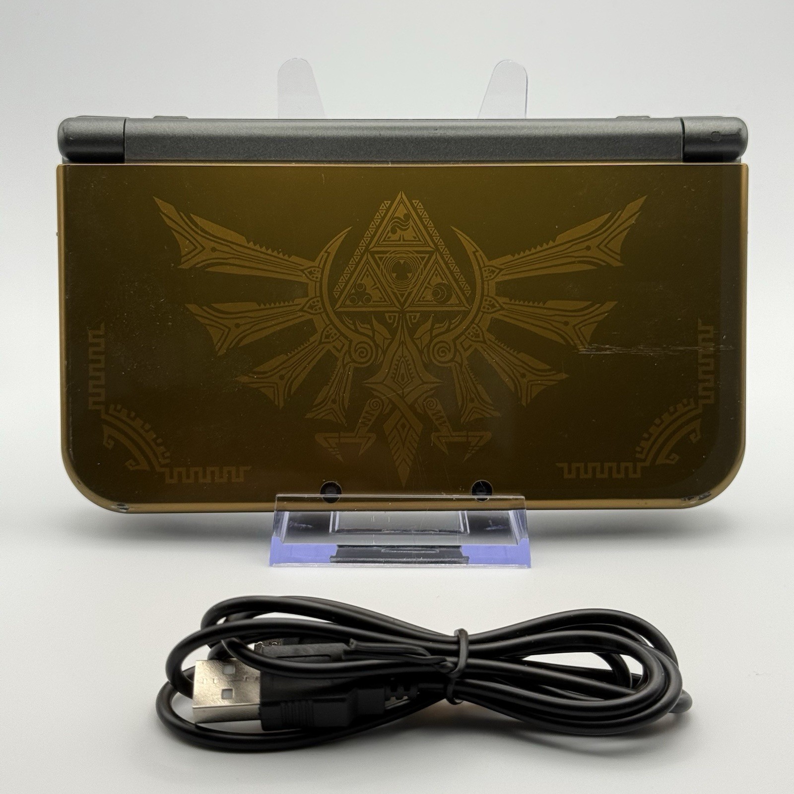 “new” Nintendo 3DS XL Console Hyrule Edition Dual IPS USA Model w/Case – Tested