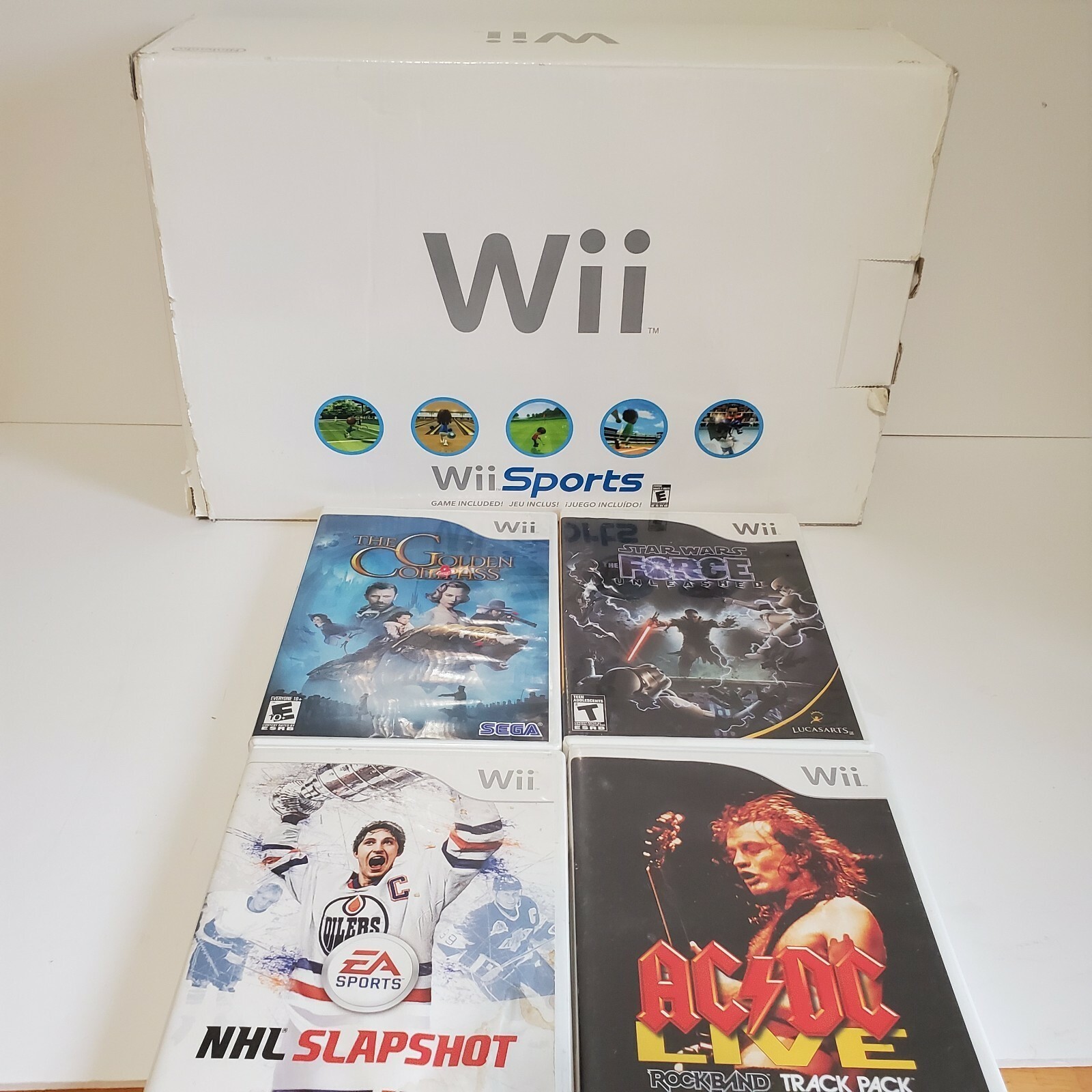 Nintendo Wii Sports Pack White Console games & original box #2