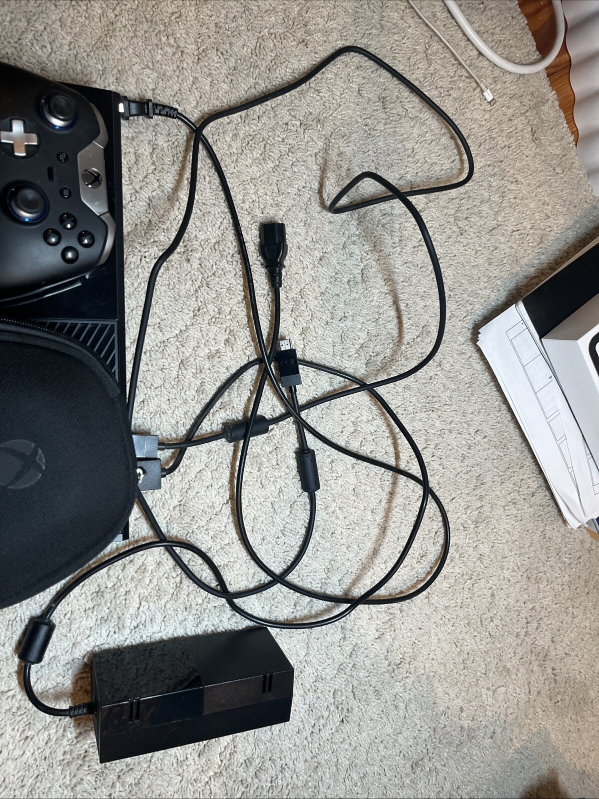 Xbox One Bundle (Console, Elite Controller W Mods, Batteries W Charger, All Cord