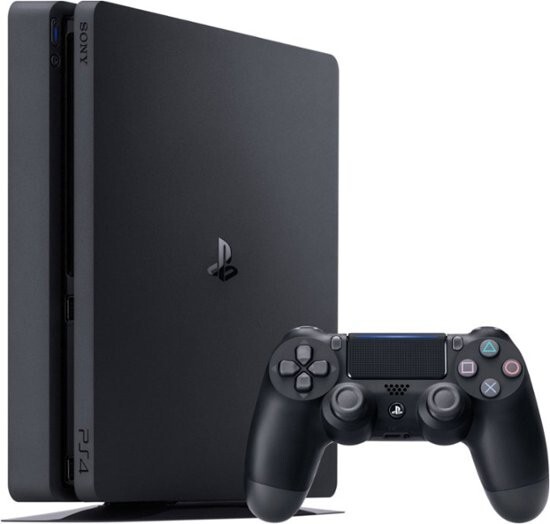 Sony PlayStation (Model – 3002337) Slim 1TB Console – Jet Black