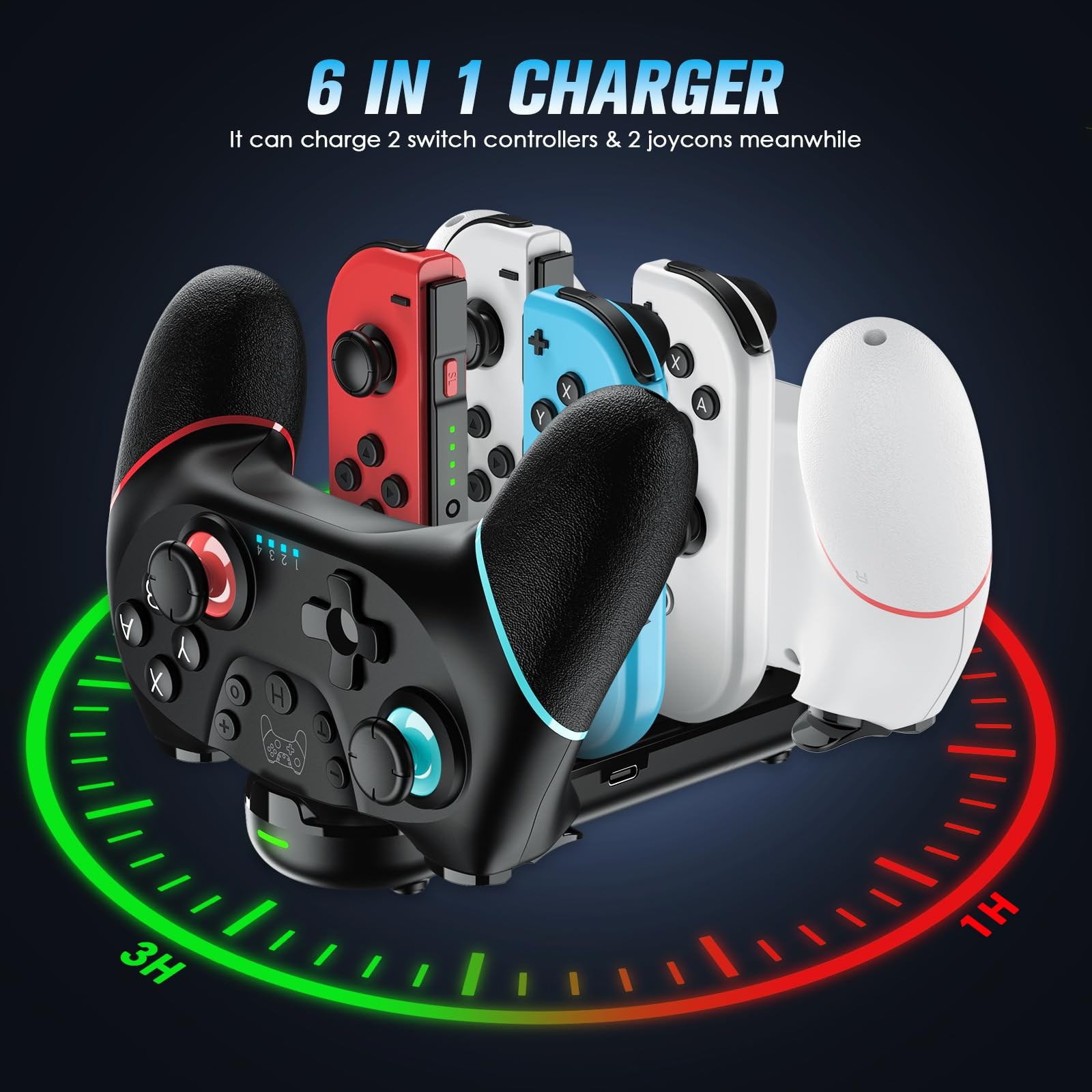 VidPPluing 2 Pack Switch Controllers with Charging Dock, Switch 2 Controller …