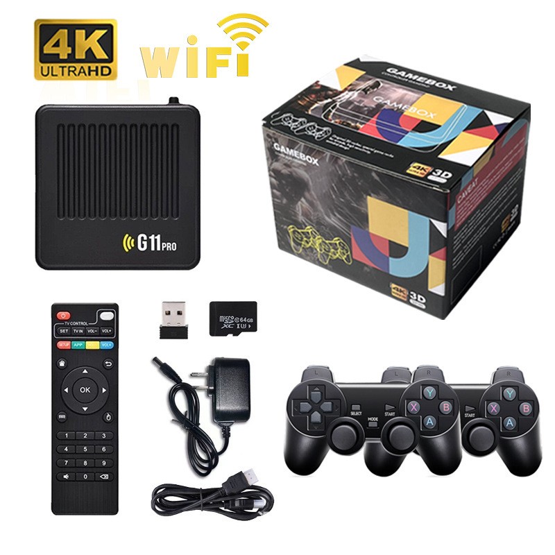 G11 Pro Portable Gaming Console 100K Games Dual Controllers