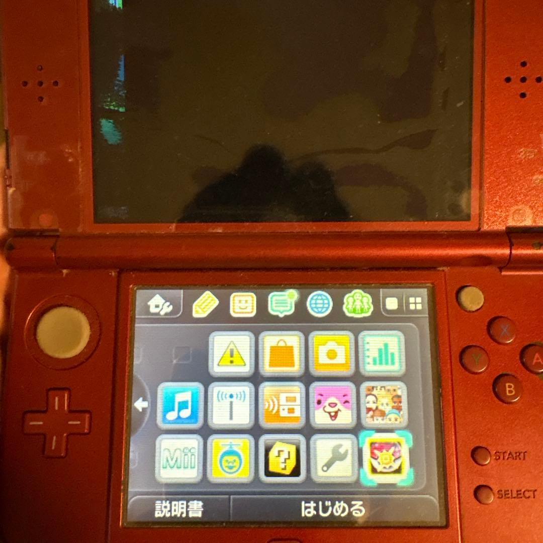 Nintendo New 3DS LL XL Metallic Red Console Japan Region NTSC-J 0218