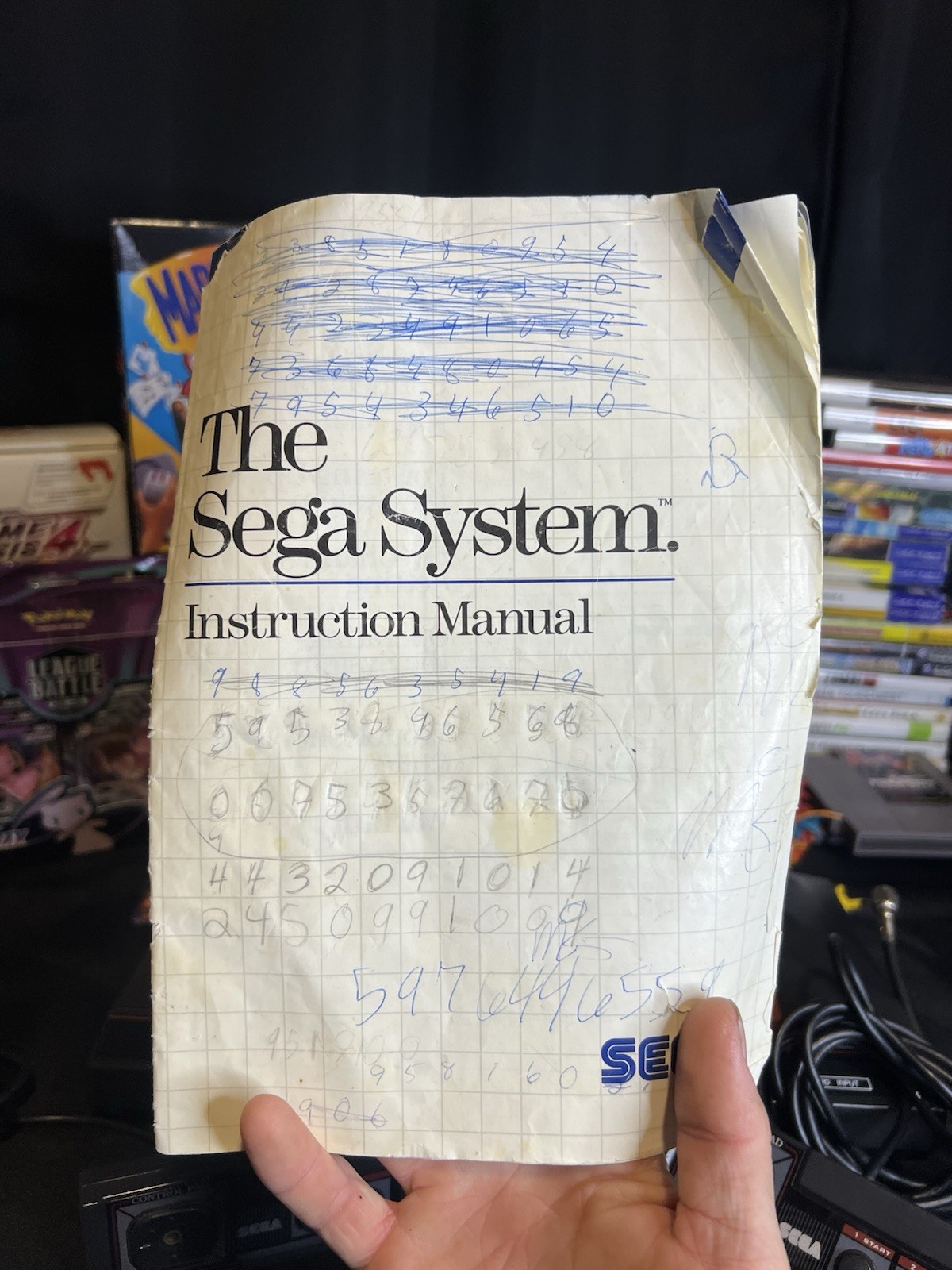 The Sega Base System Console Near Complete With F-16 Fighting Falcon, Hang on