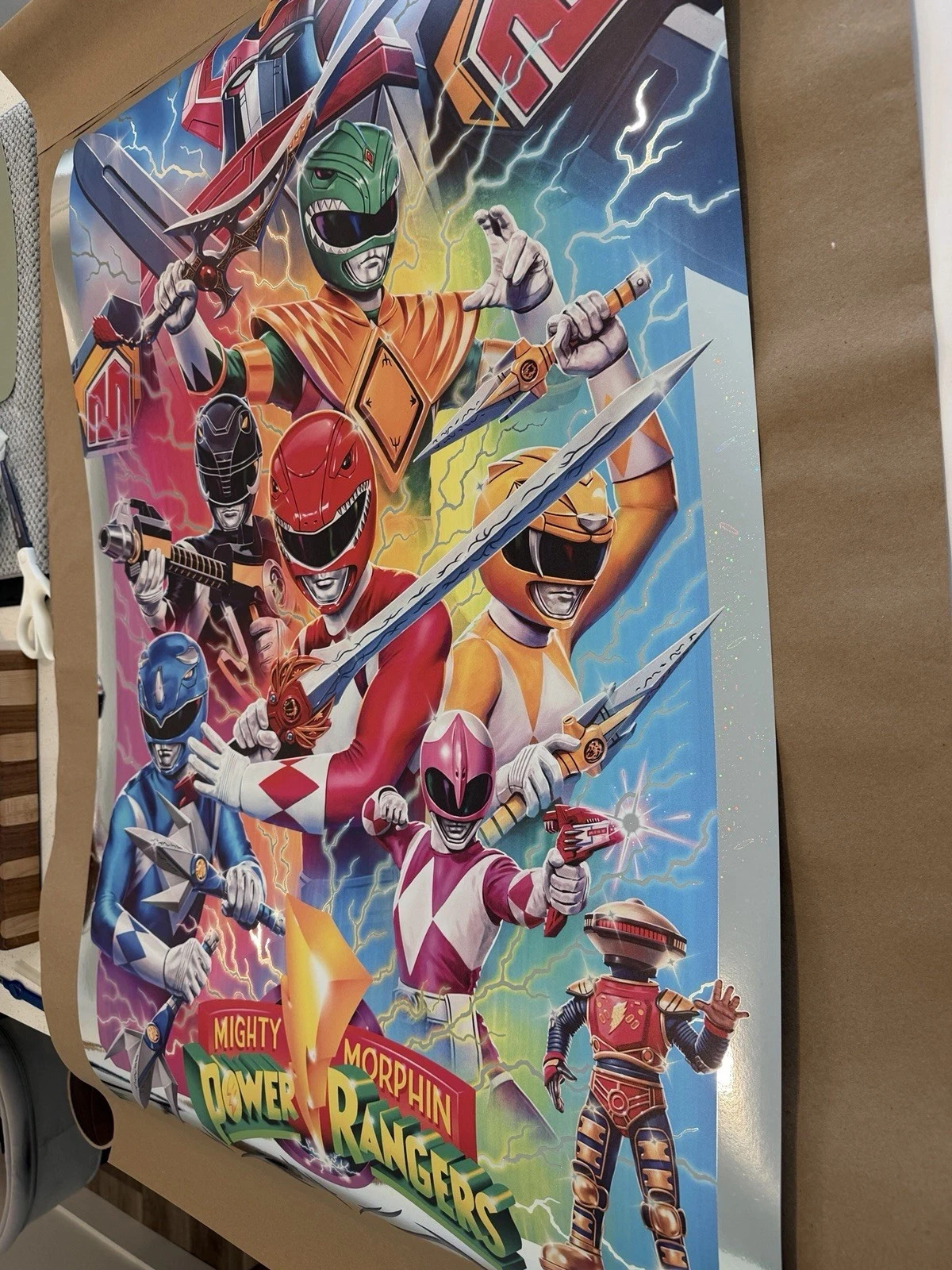 Tom Walker Mighty Morphin Power Rangers Galaxy Foil Variant 24″x36″ Print x/100