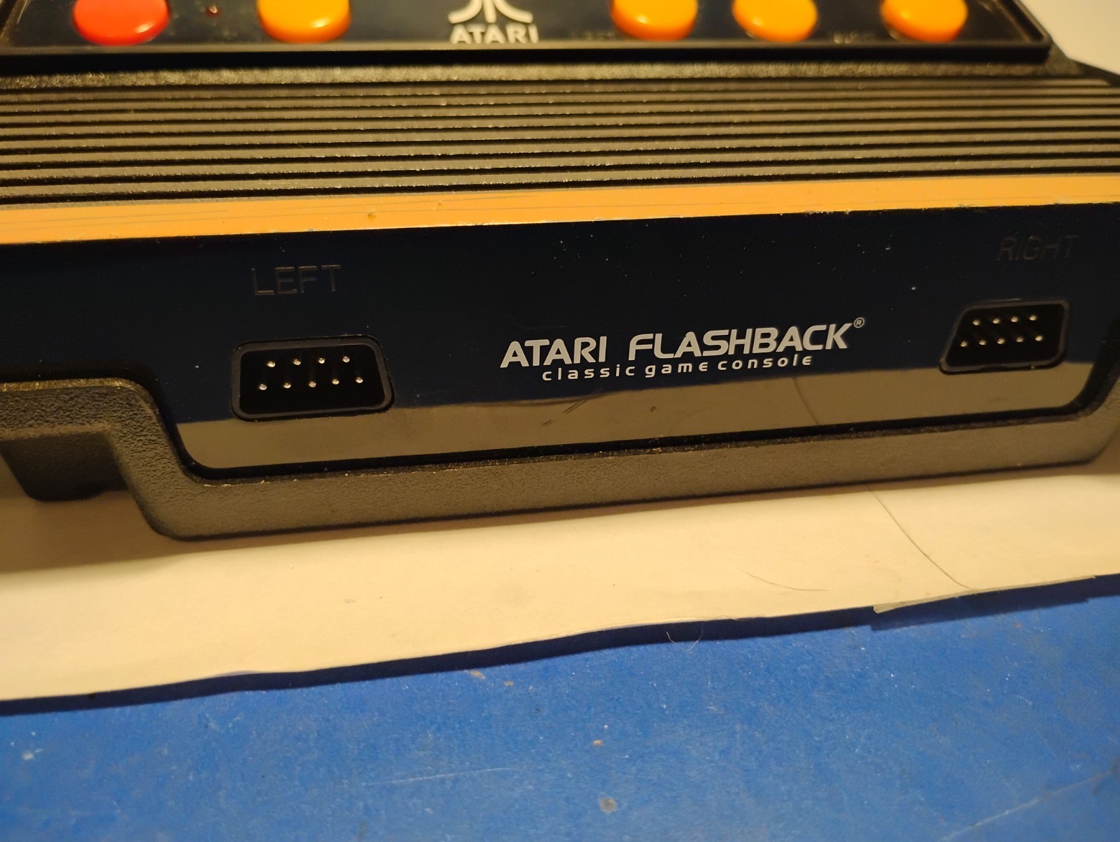 Atari Flashback H10607 Black Unit Only Tested No Controller Or Power Supply