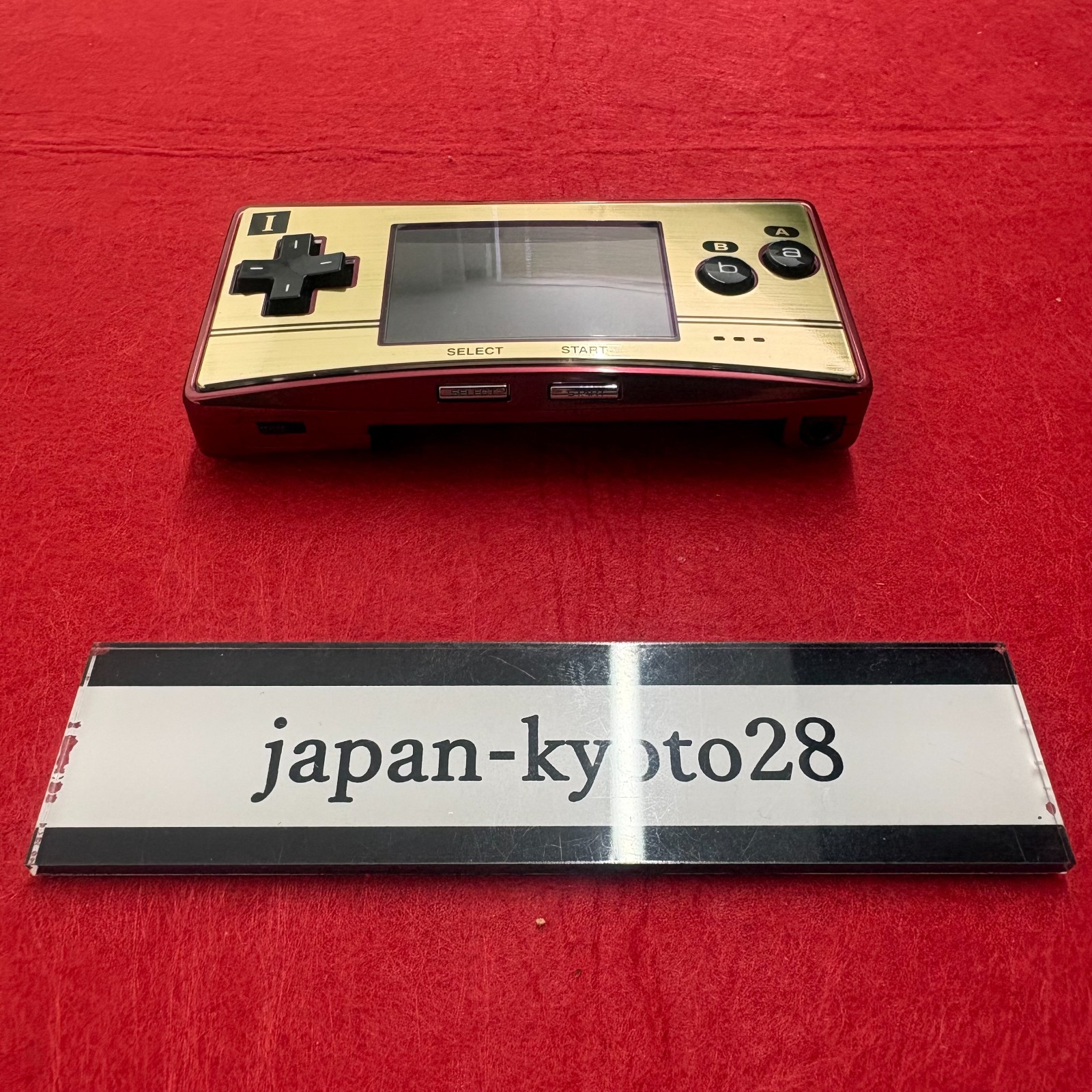 Nintendo Gameboy Micro OXY-001 Special 20th Anniversary Edition Red & Gold Japan