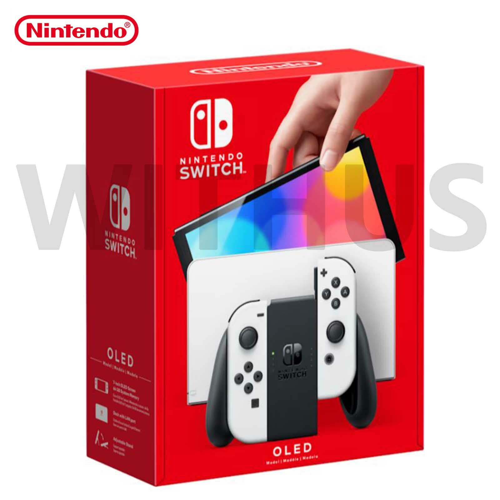 Nintendo Switch OLED Model HEG-001 Handheld Console – 64GB – White