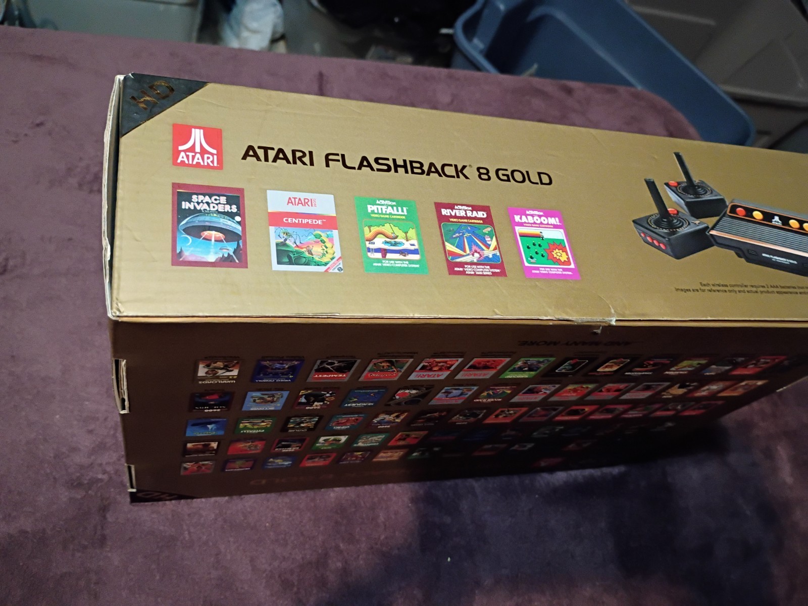 Atari Flashback 8 Gold Deluxe HD Console Wireless Controllers – Gold Used