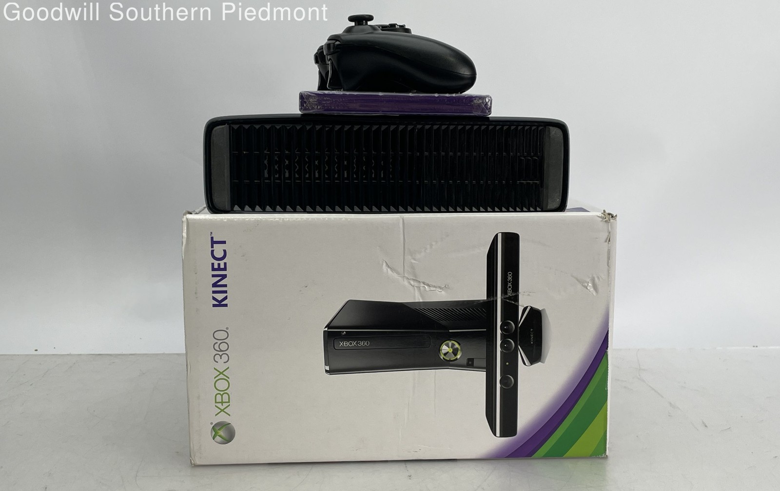 Microsoft Xbox 360 S Slim Kinect Adventures Console with Box Bundle – Tested