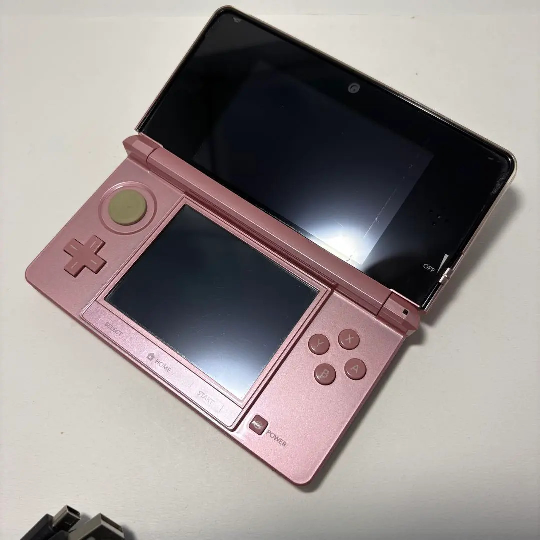 Nintendo 3DS Console Misty Pink Multi-Region Cartridge Compatible Stylus