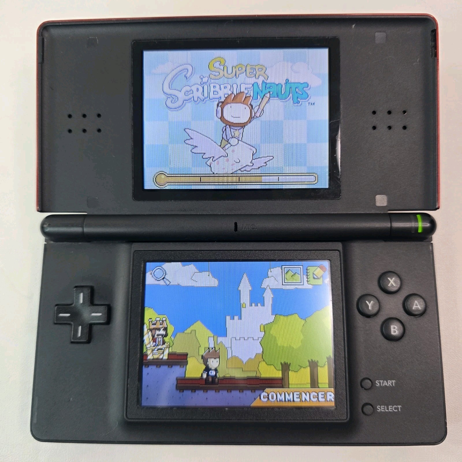 Nintendo DS Lite Crimson Red. Bundle. Games, Carrying Case And Games. Charger