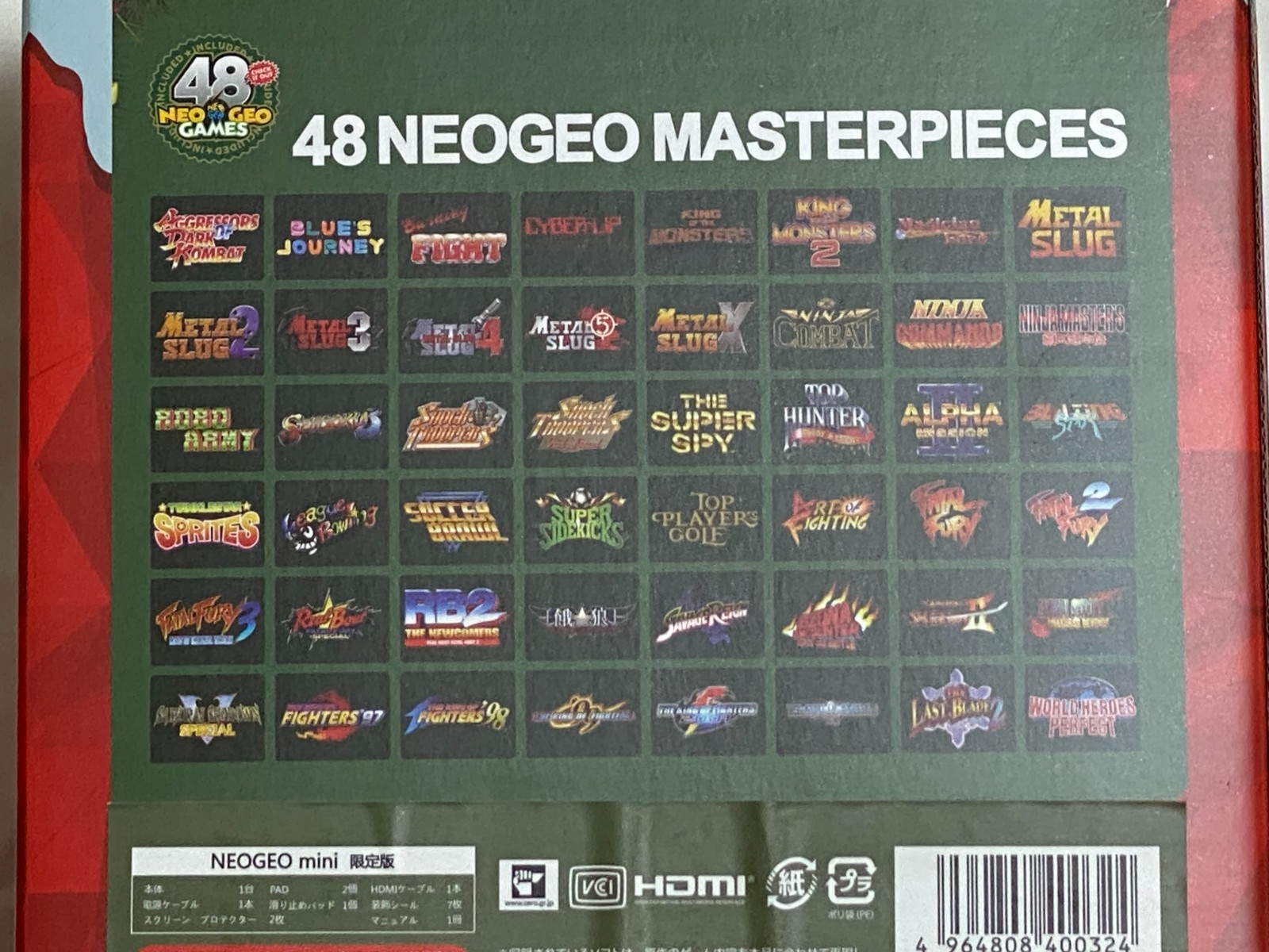 SNK Neo-Geo Mini Neogeo Console Christmas Limited Edition [New Unopend]