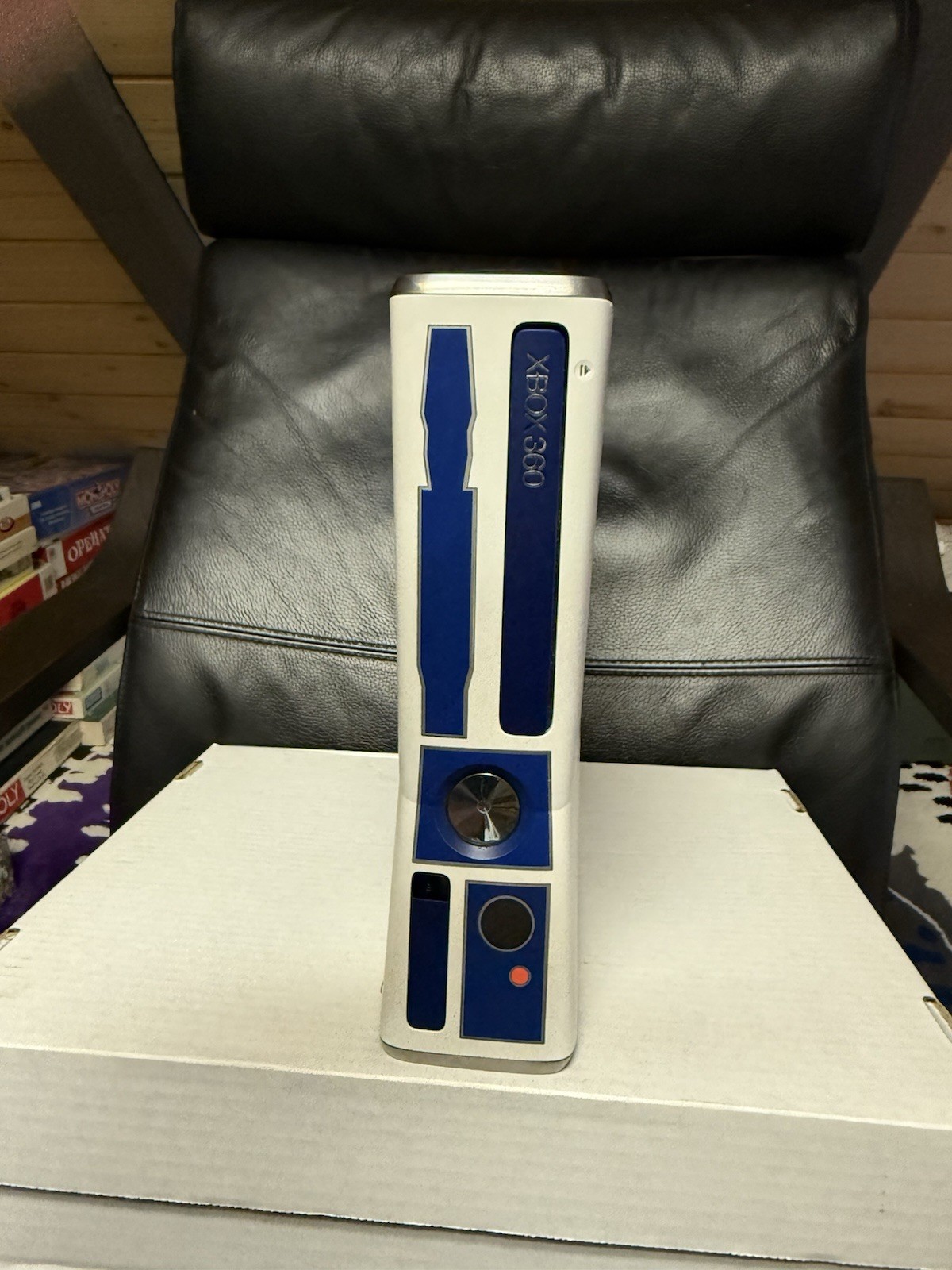 Microsoft Xbox 360 S Star Wars R2-D2 Limited Edition Console Only *NO HDD Untest