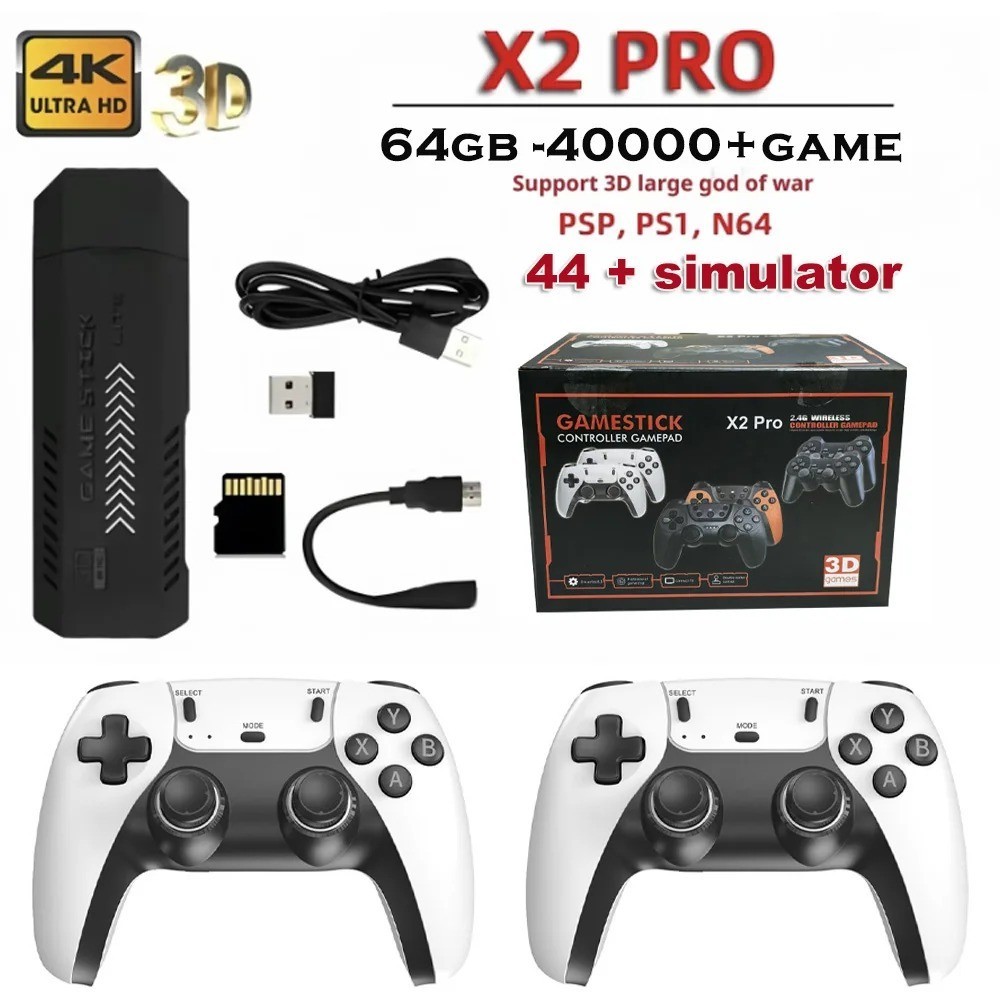 X2 Pro Retro Gaming Console – 50,000+ Built-in Classic Games