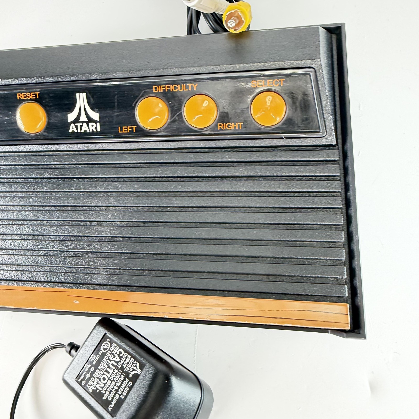 Atari Flashback 2 Classic Game Console System AV RCA Cables AC Adapter Set