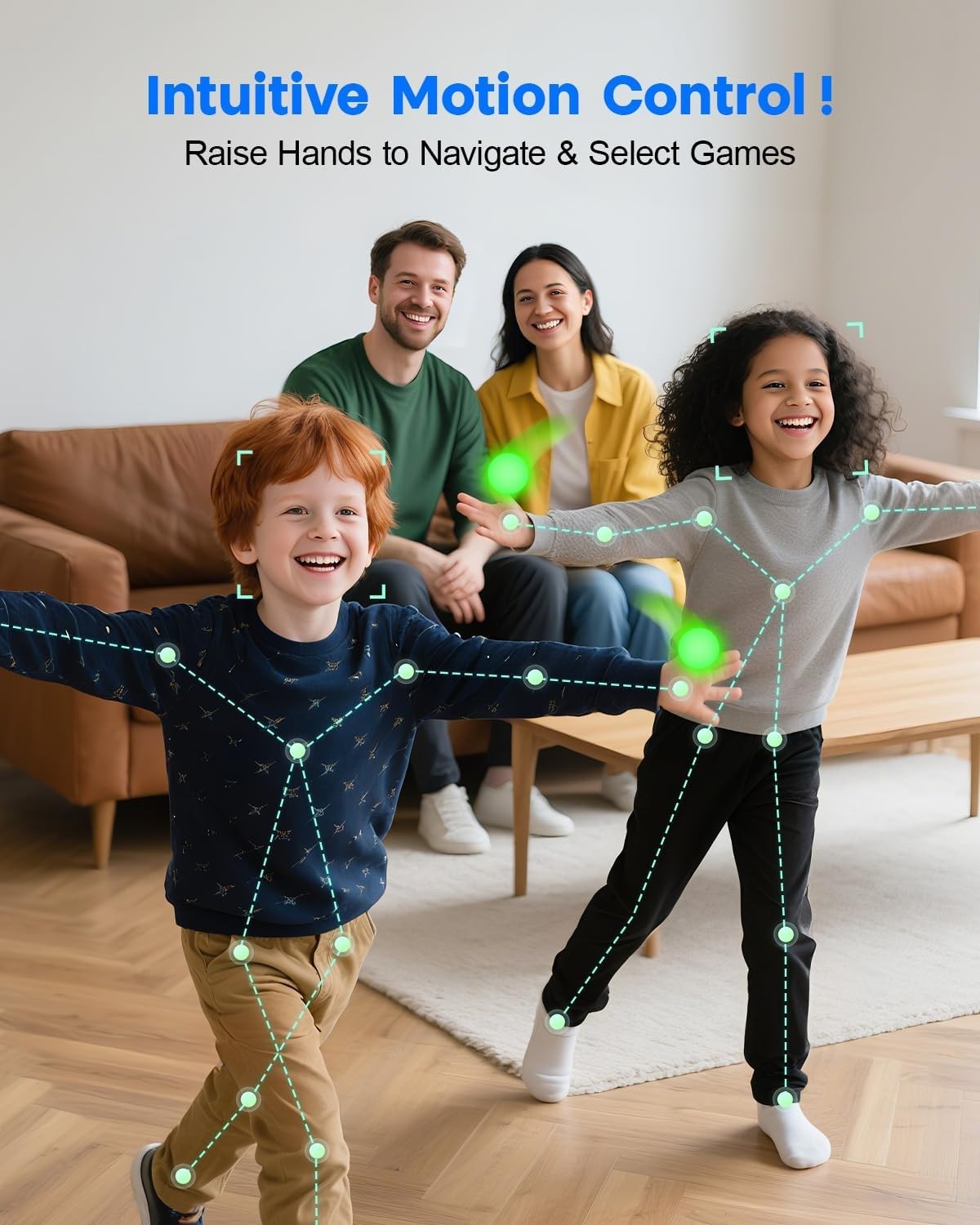 Motion Gaming Console for Kids: Interactive TV Fun, 28 Games Included