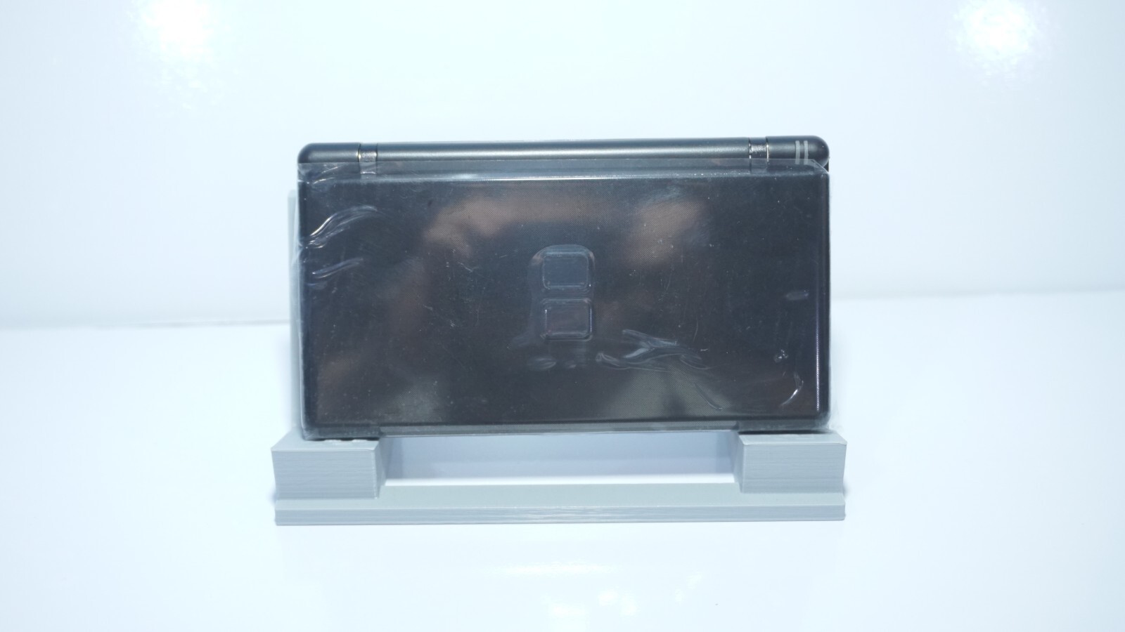 Nintendo DS Lite Black Handheld System with Rainbow Buttons, Charger, & Stylus