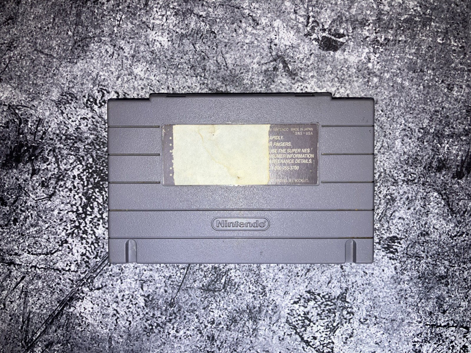 Nintendo SNES Console – Includes 2 controllers, RCA Cable, Power cable and Game.