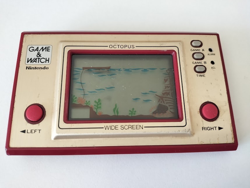 Nintendo OC-22 OCTOPUS LSI Game and Watch Used Vintage Retro Japan #05165169