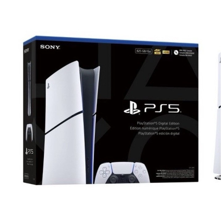 Sony PlayStation 5 Digital Edition Console 825GB 4K Wi-Fi White CFI-1015B