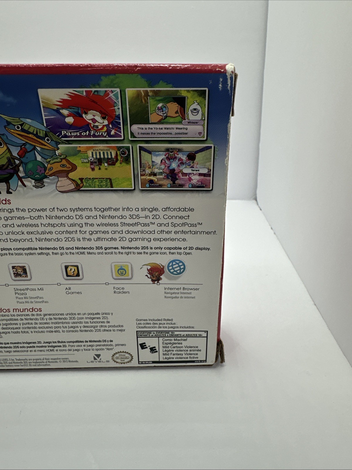 Nintendo 2DS Console Yo-kai Watch Edition Camera Doesn’t Work