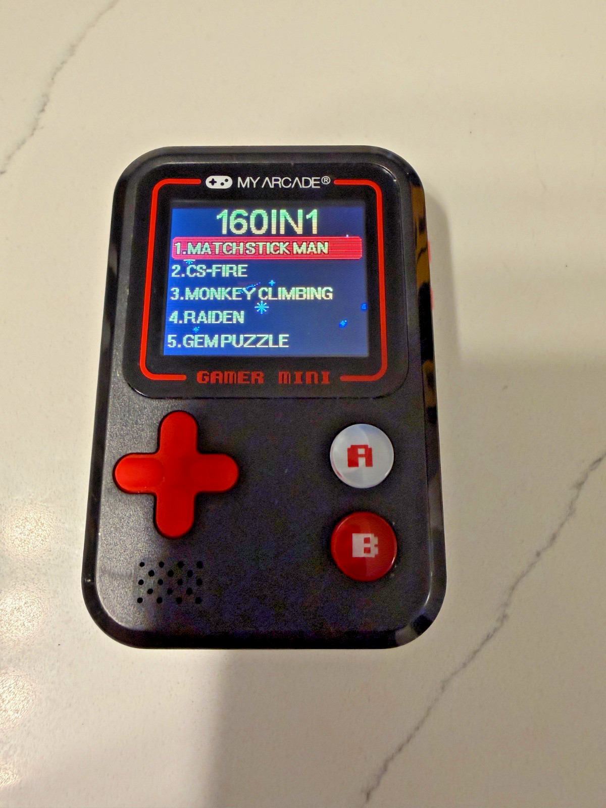 My Arcade Gamer Mini, 160 games in 1 16 bit handheld system, EUC