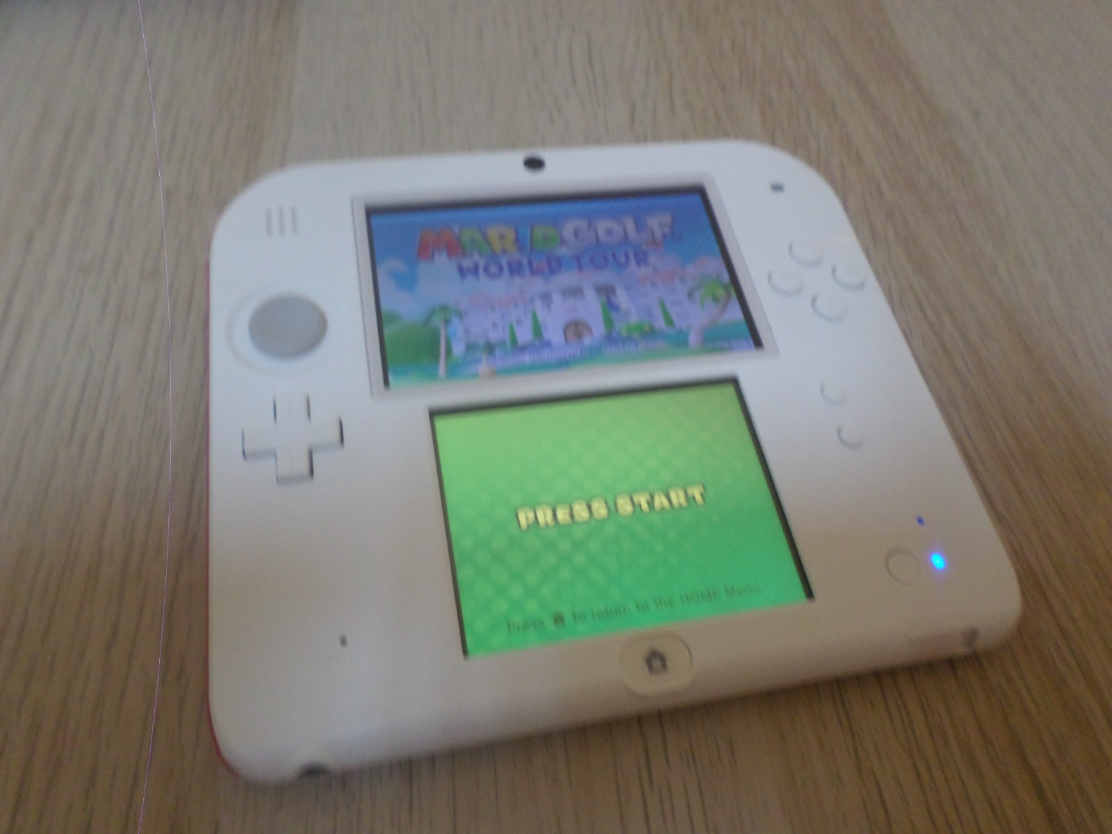 Nintendo 2DS White Red Console Bundle – 4 Games, Charger, Case, Stylus, 4GB SD