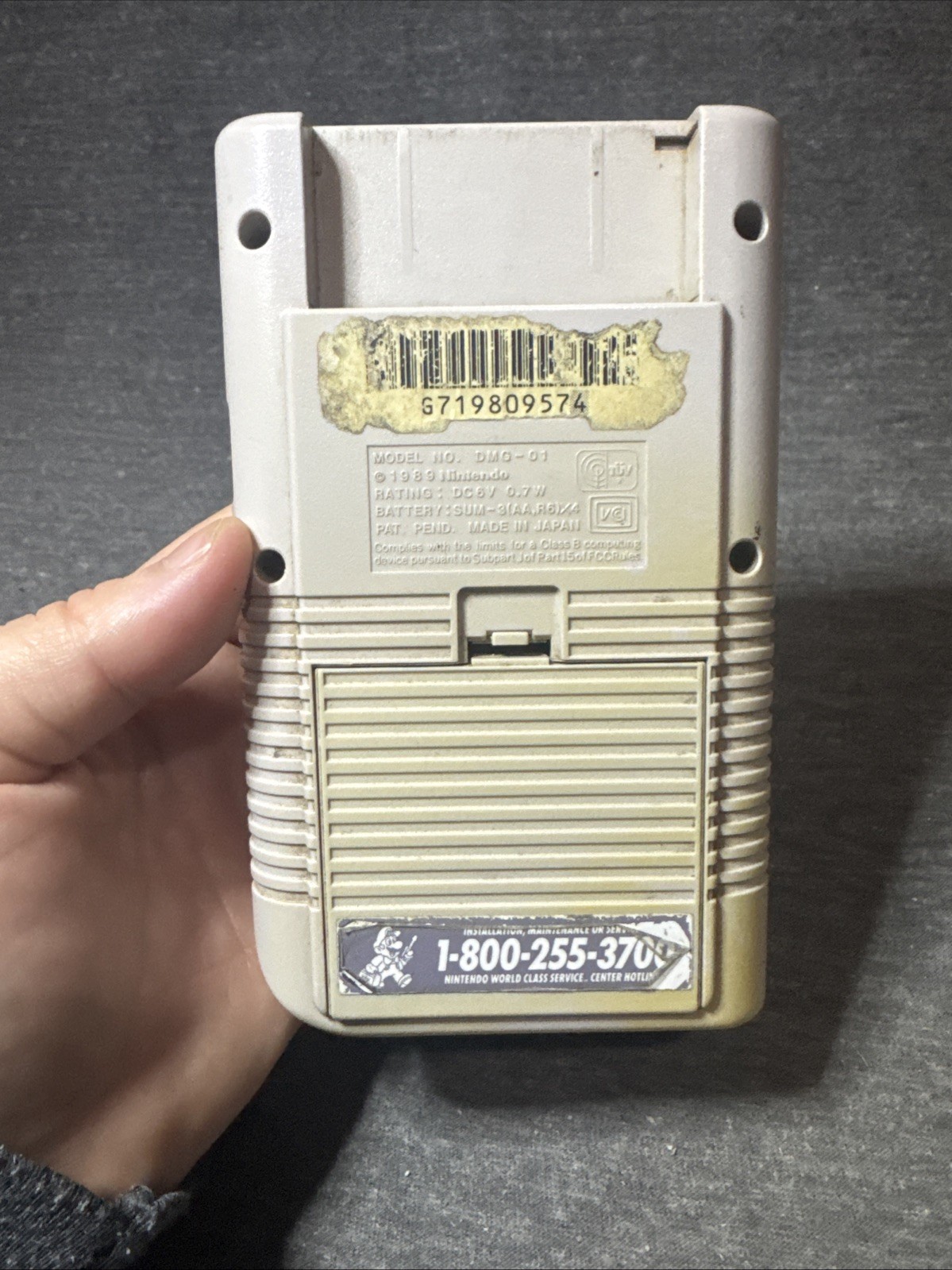 Nintendo Game Boy Launch Edition Handheld System – Gray