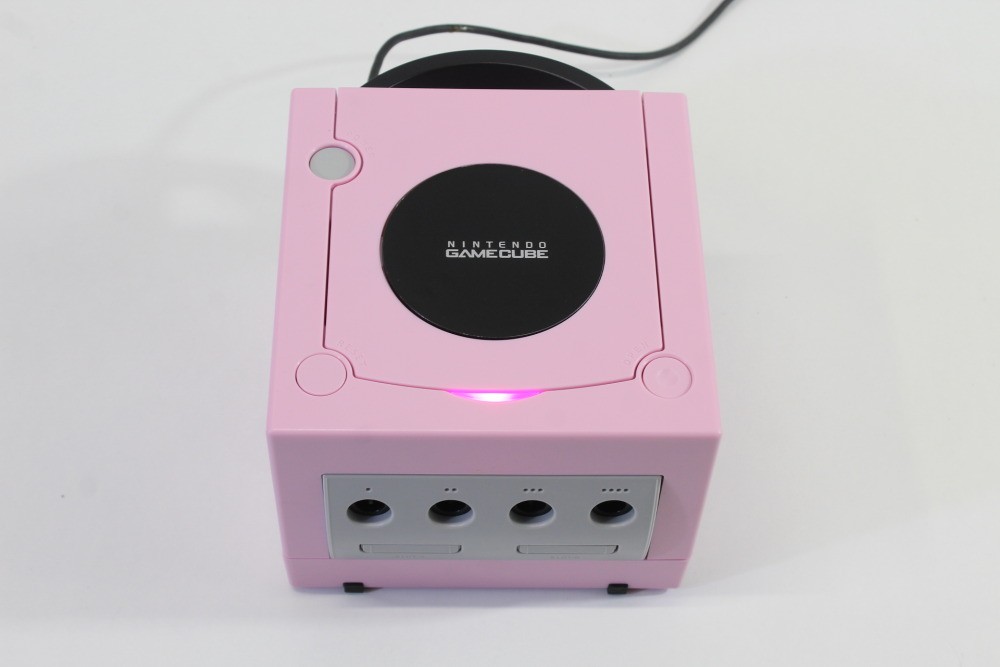 Nintendo Gamecube Console Pastel Pink LED AC S-Video to HDMI NTSC-U/C DOL-001 GC
