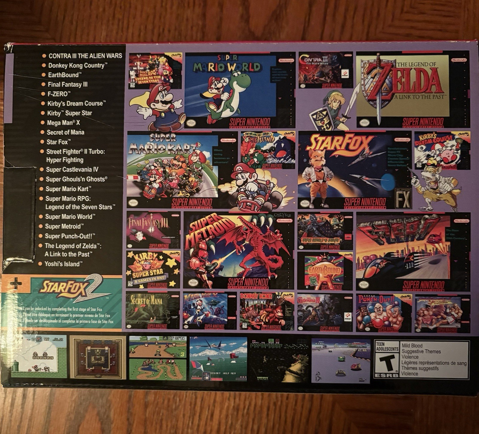 Authentic SNES Super Nintendo Classic Mini Super Entertainment System 21 Games