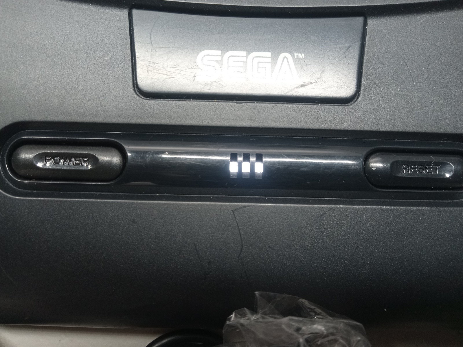 Sega Genesis Model 2 Console W/ 10 Games! Console Restored! Read! CLEAR LED